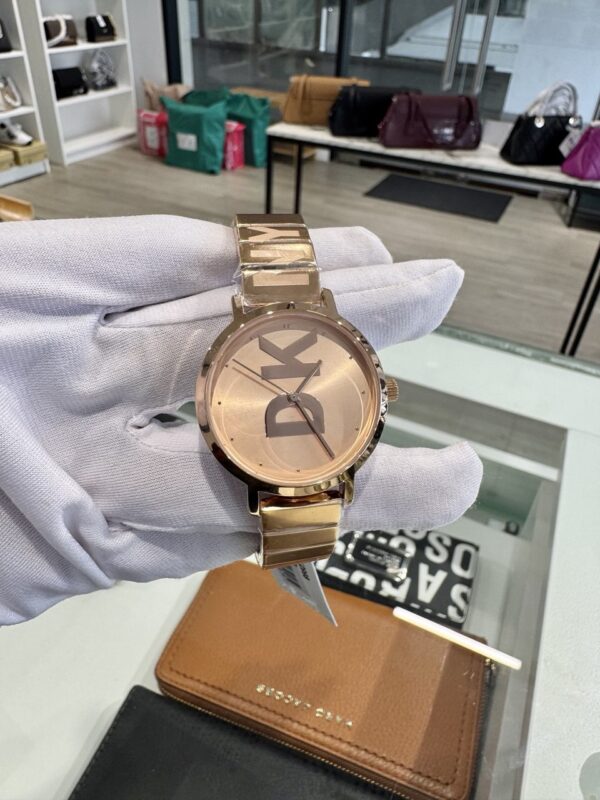DKNY The Modernist Three-Hand Rose Gold-Tone Stainless Steel Watch (NY2998) - Image 2