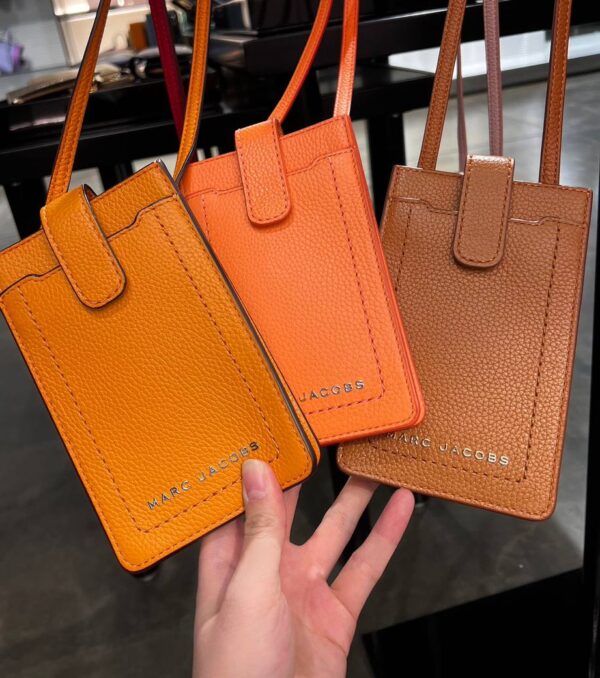PRE ORDER-Marc Jacobs Phone Crossbody (Smoked Almond)