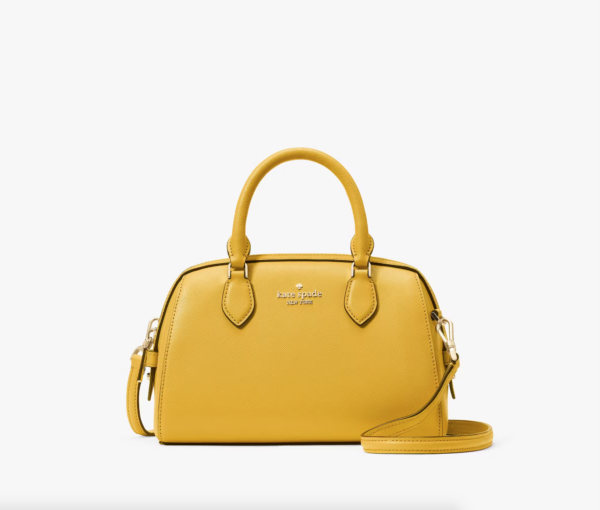 PRE ORDER - Kate Spade Madison Saffiano Leather Duffle Crossbody Bag (Daffodil)