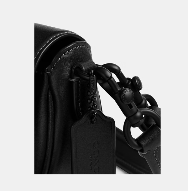 Coach Emmy Saddle Bag 23 (Black)-Boutique Collection - Image 2