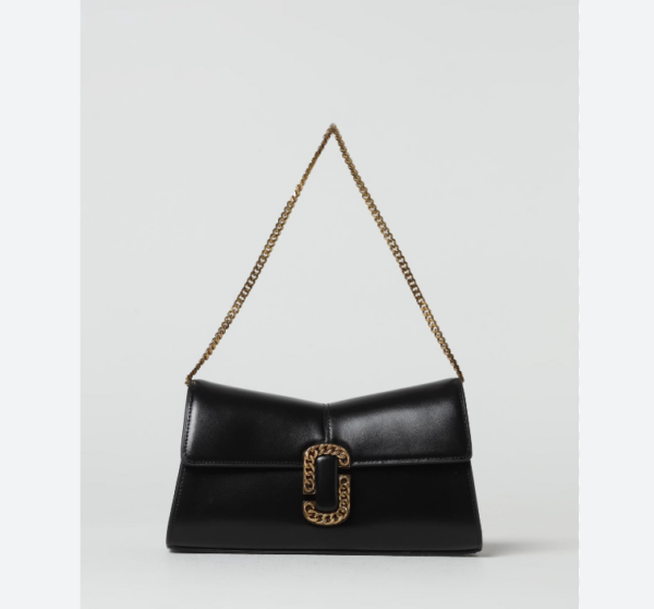 Marc Jacobs The St Marc Convertible Clutch Chain Bag (Black)