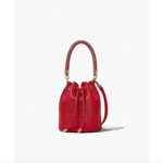 Pre Order-Marc Jacobs The Leather Mini Bucket Bag (True Red) BLACK FRIDAY