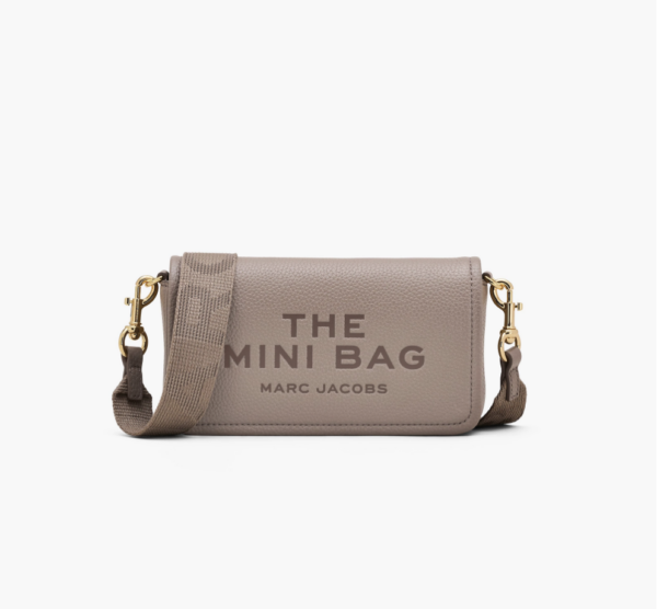 Pre Order-Marc Jacobs The Leather Mini Bag (Cement)