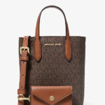 Michael Kors Vincent Extra-Small Logo Crossbody Bag With Card Case (Brown)