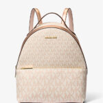 Michael Kors Sheila Medium Logo Backpack (Rose Gold)