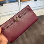 Michael Kors Reed Large Snap Wallet (Oxblood)