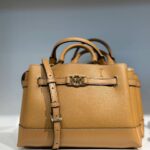 [Pre-Order] - Michael Kors Reed Small Belted Satchel (Luggage)