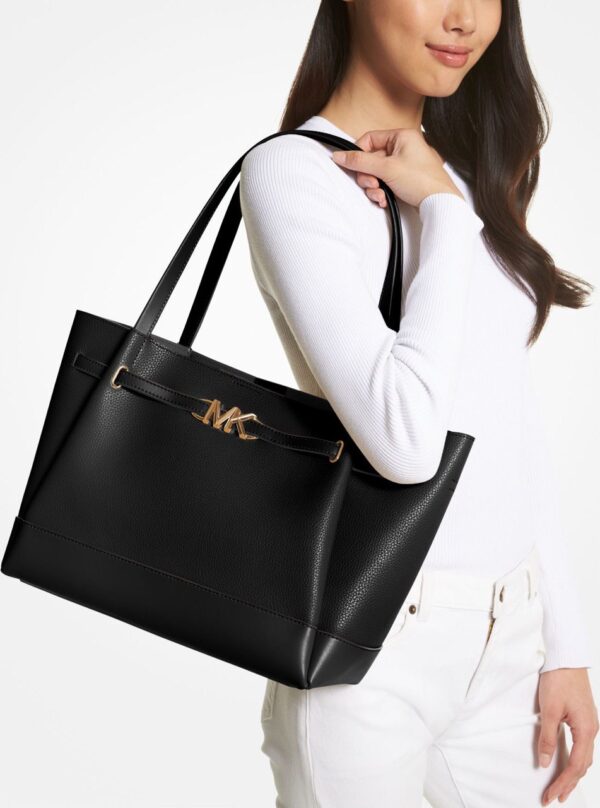 Michael Kors Michael Kors Reed Belted Tote (Black) - Image 2