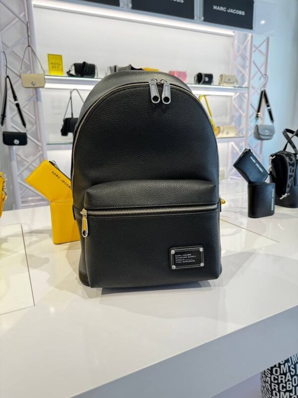 Marc Jacobs Leather Backpack (Black)