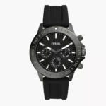Fossil Bannon Multifunction Black Silicone Watch (BQ2711)