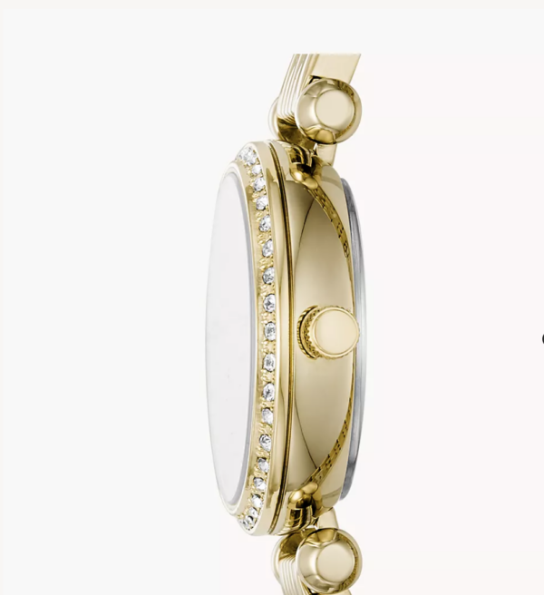 Fossil Tillie Mini Three-Hand Gold-Tone Stainless Steel Watch (BQ3503) - Image 3