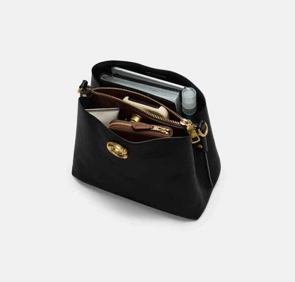 Coach Willow Bucket Bag (Black)-Boutique Collection - Image 3