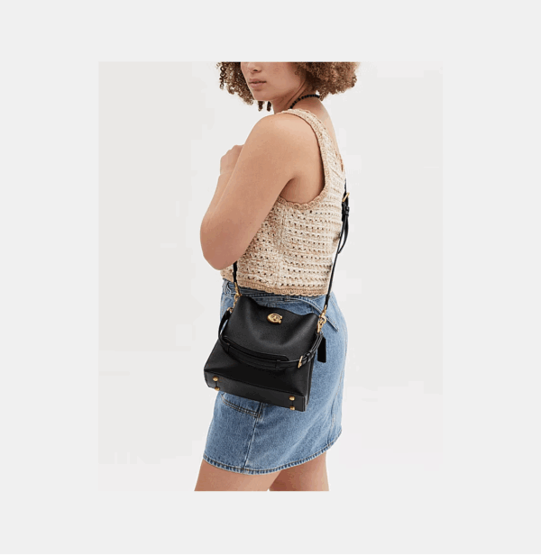 Coach Willow Bucket Bag (Black)-Boutique Collection - Image 7
