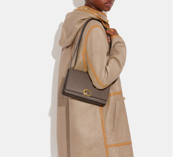 Coach Bandit Shoulder Bag (Dark Stone)- Boutique  Collection - Image 9