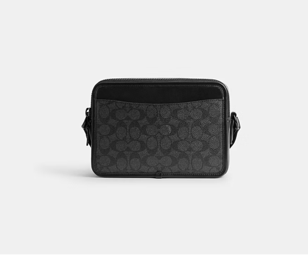Coach Charter Crossbody 24 In Signature Canvas With Coach Graphic (Charcoal Multi) - Boutique Collection - Image 5