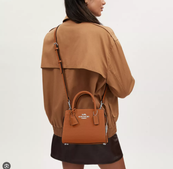 Coach Andrea Carryall Bag (Washed Orange) - Image 3