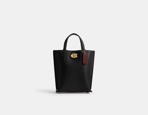 Coach Willow Tote 16 (Black)- Boutique Collection
