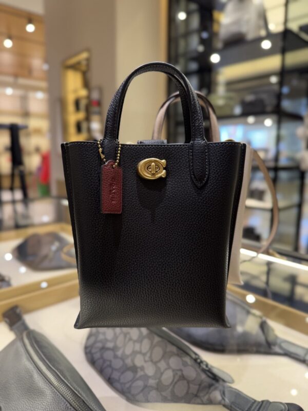 Coach Willow Tote 16 (Black)- Boutique Collection - Image 8