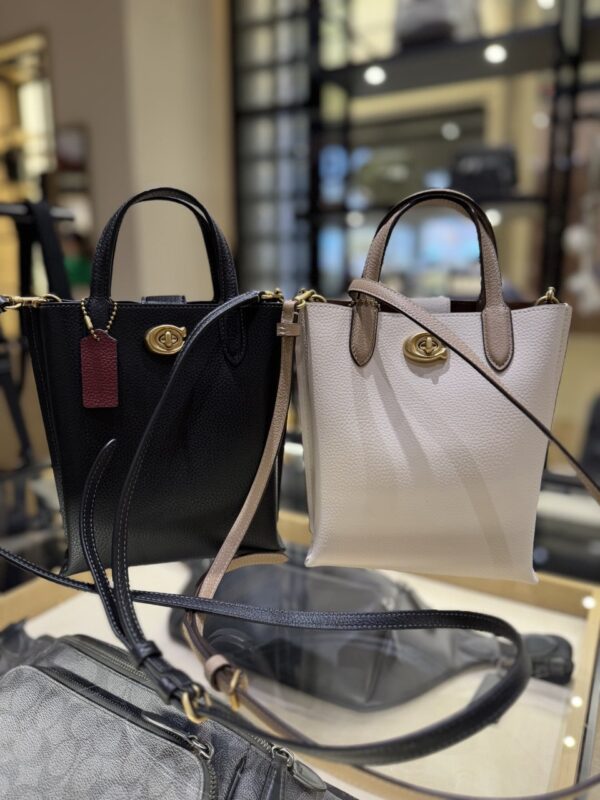 Coach Willow Tote 16 (Chalk Multi)- Boutique Collection - Image 3