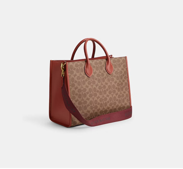 Coach Ace Tote 35 In Signature Canvas (Tan)-Boutique Collection - Image 2