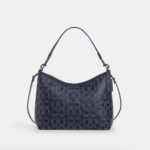 Coach Laurel Shoulder Bag With Signature Rivets (True Navy)