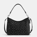 Coach Laurel Shoulder Bag With Signature Rivets (Black)