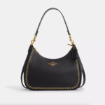 [Pre Order] - Coach Teri Hobo Bag With Grommets (Black)