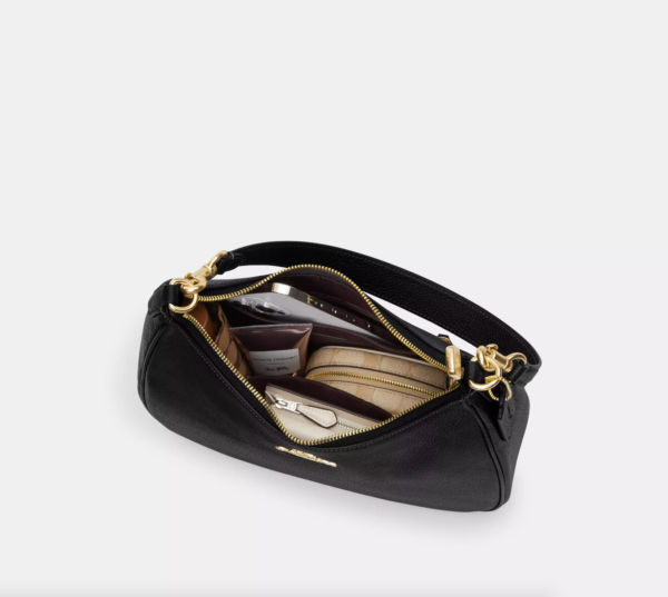 [Pre Order] - Coach Teri Hobo Bag With Grommets (Black) - Image 5