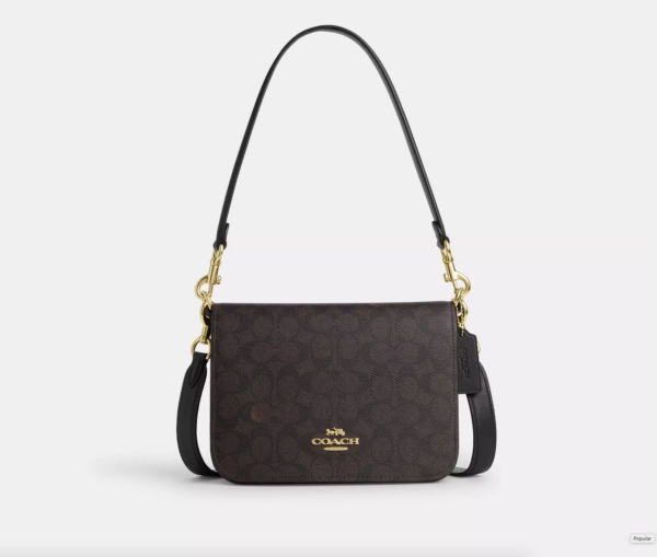 [Pre-Order] - Coach Quinn Bag In Signature Canvas (Walnut Black)