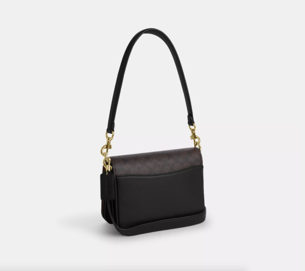 [Pre-Order] - Coach Quinn Bag In Signature Canvas (Walnut Black) - Image 4