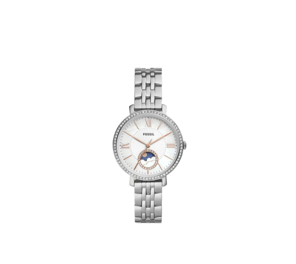 Fossil Jacqueline Sun Moon Multifunction Stainless Steel Watch (ES5164)