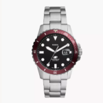 Fossil Fossil Blue Dive Three-Hand Date Stainless Steel Watch (FS6013)