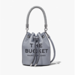 Marc Jacobs The Leather Bucket Bag (Wolf Grey)- Boutique Collection