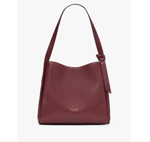 Kate Spade Knott Large Shoulder Bag (Cordovan)-Boutique Collection