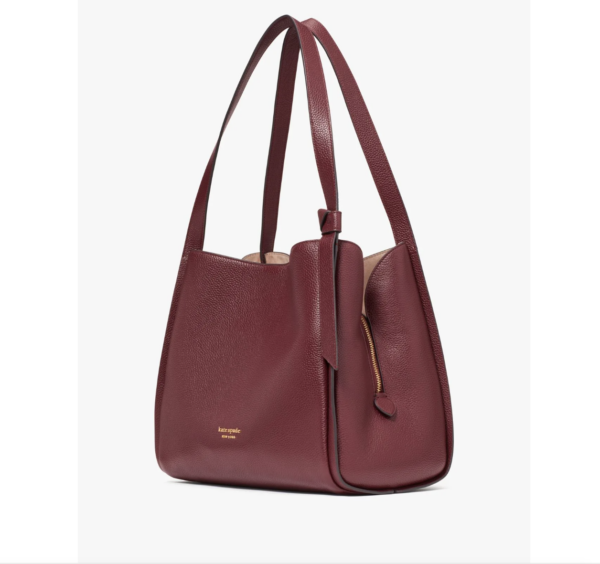 Kate Spade Knott Large Shoulder Bag (Cordovan)-Boutique Collection - Image 4