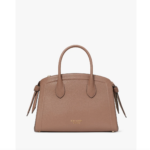 Kate Spade Knott Medium Zip Top Satchel (Warm Acorn)-Boutique Collection