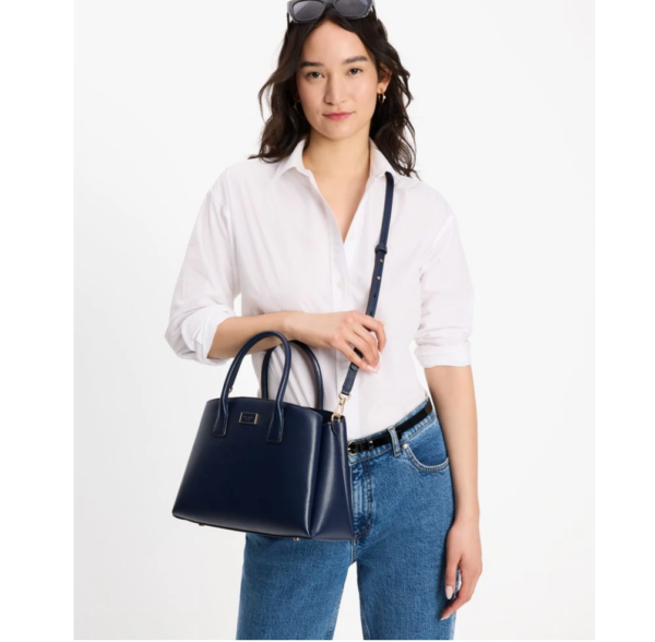 Kate Spade Serena Satchel (Parisian Navy)-Boutique Collection - Image 7