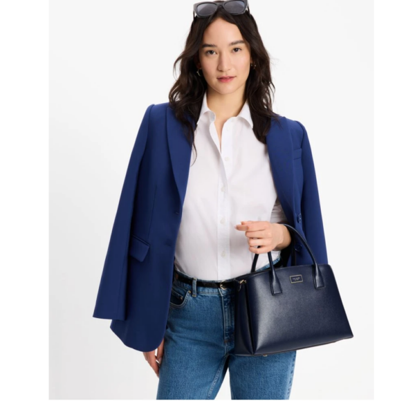 Kate Spade Serena Satchel (Parisian Navy)-Boutique Collection - Image 6