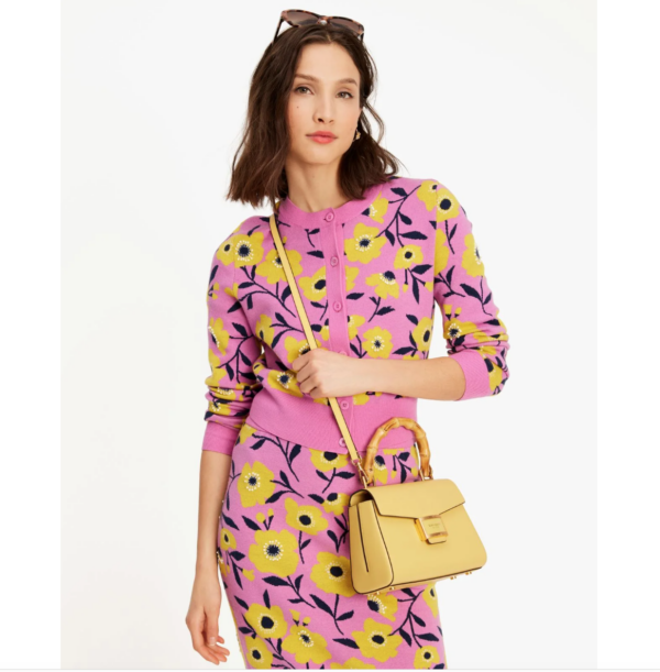 Pre Order-Kate Spade Katy Bamboo Small Top Handle (Black)-Boutique Collection - Image 2