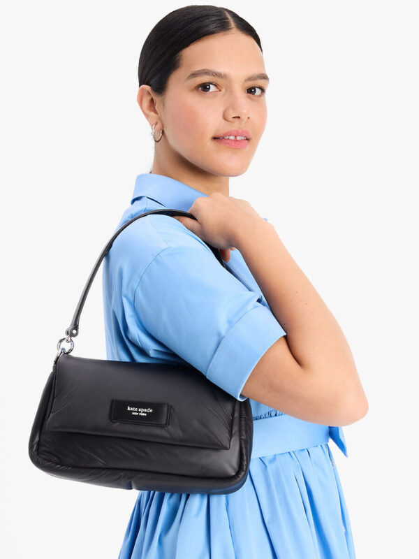 Kate Spade Puffed Lola Convertible Crossbody (Black) -Boutique Collection - Image 6