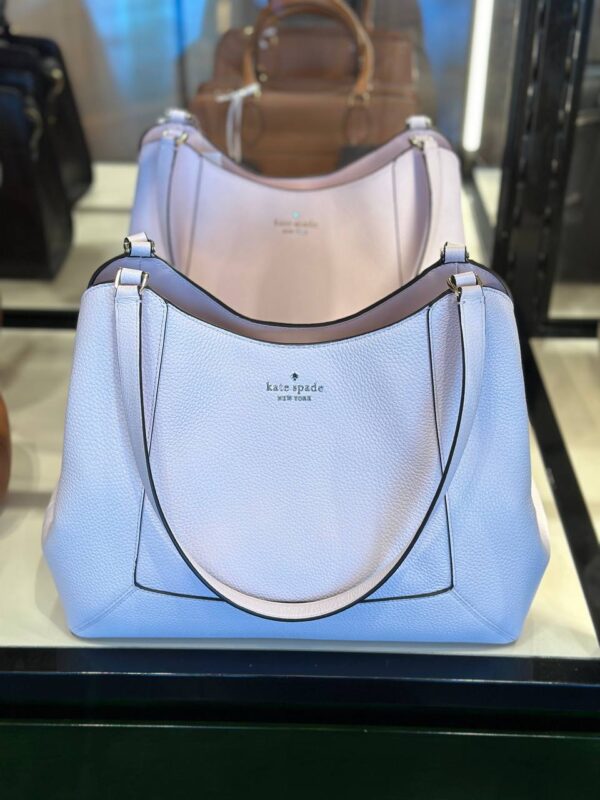 Pre Order-Kate Spade Lena Triple Compartment Shoulder Bag (Shimmer Pink)