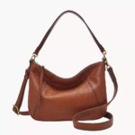 Fossil Skylar Crossbody In Leather (Medium Brown)