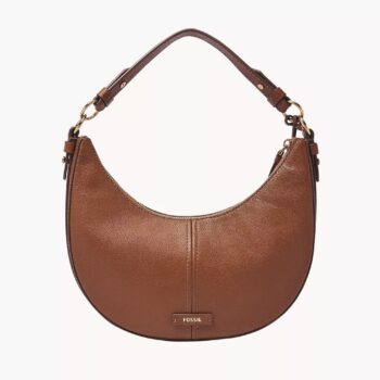Fossil Shae Small Hobo (Medium Brown)