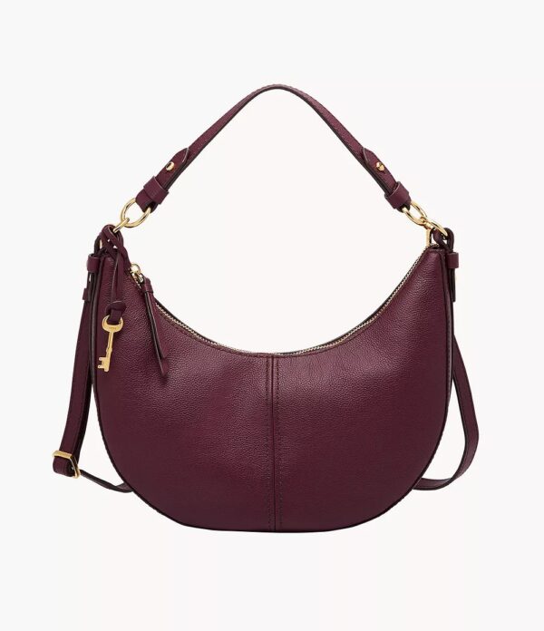 Fossil Shae Small Hobo (Raisin) - Image 8