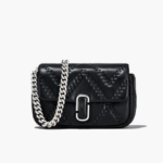 Marc Jacobs The Quilted Leather J Marc Mini Shoulder Bag (Black)