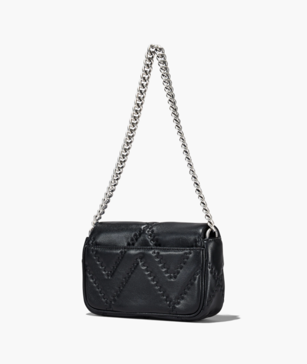 [Pre Order]- Marc Jacobs The Quilted Leather J Marc Mini Shoulder Bag (Black) - Image 3