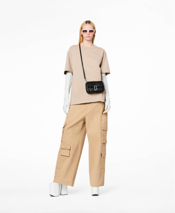 Marc Jacobs The Quilted Leather J Marc Mini Shoulder Bag (Rock Grey) - Boutique Collection - Image 2