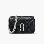 Marc Jacobs The Quilted Leather J Marc Shoulder Bag (Black)-Boutique Collection