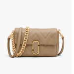 Marc Jacobs The Quilted Leather J Marc Shoulder Bag (Camel)-Boutique Collection