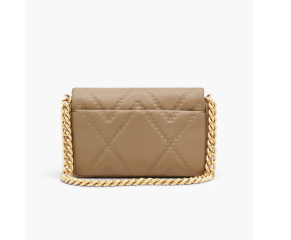 Marc Jacobs The Quilted Leather J Marc Shoulder Bag (Camel)-Boutique Collection - Image 2